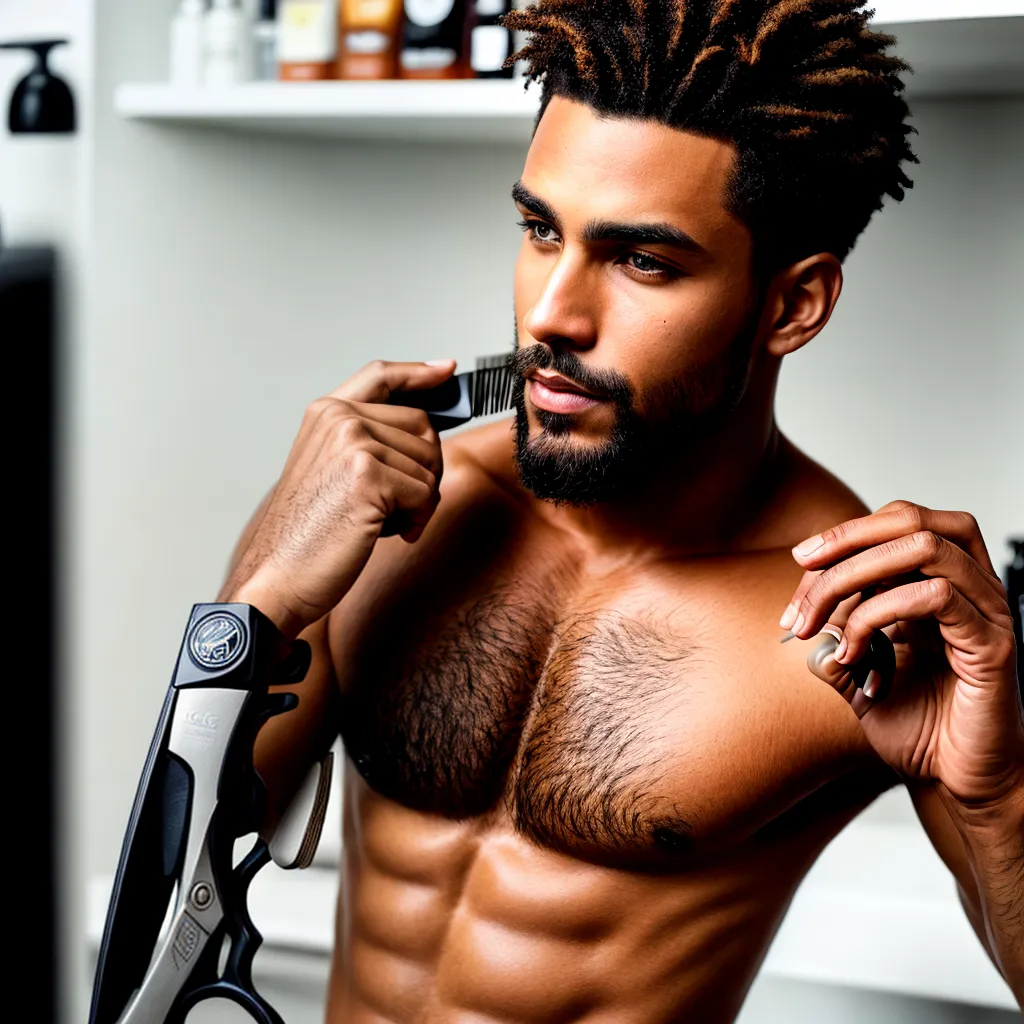 corte cabelo masculino maos tesoura