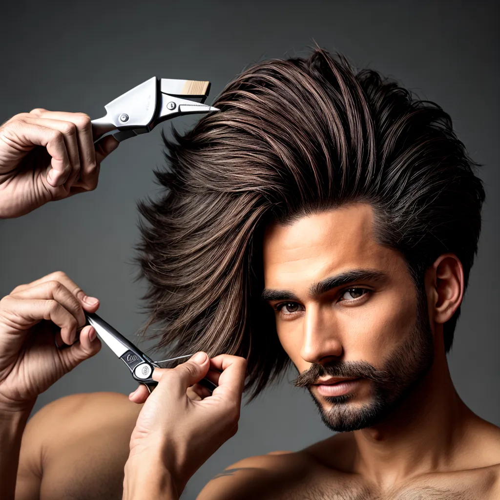 corte cabelo masculino maos tesoura 1