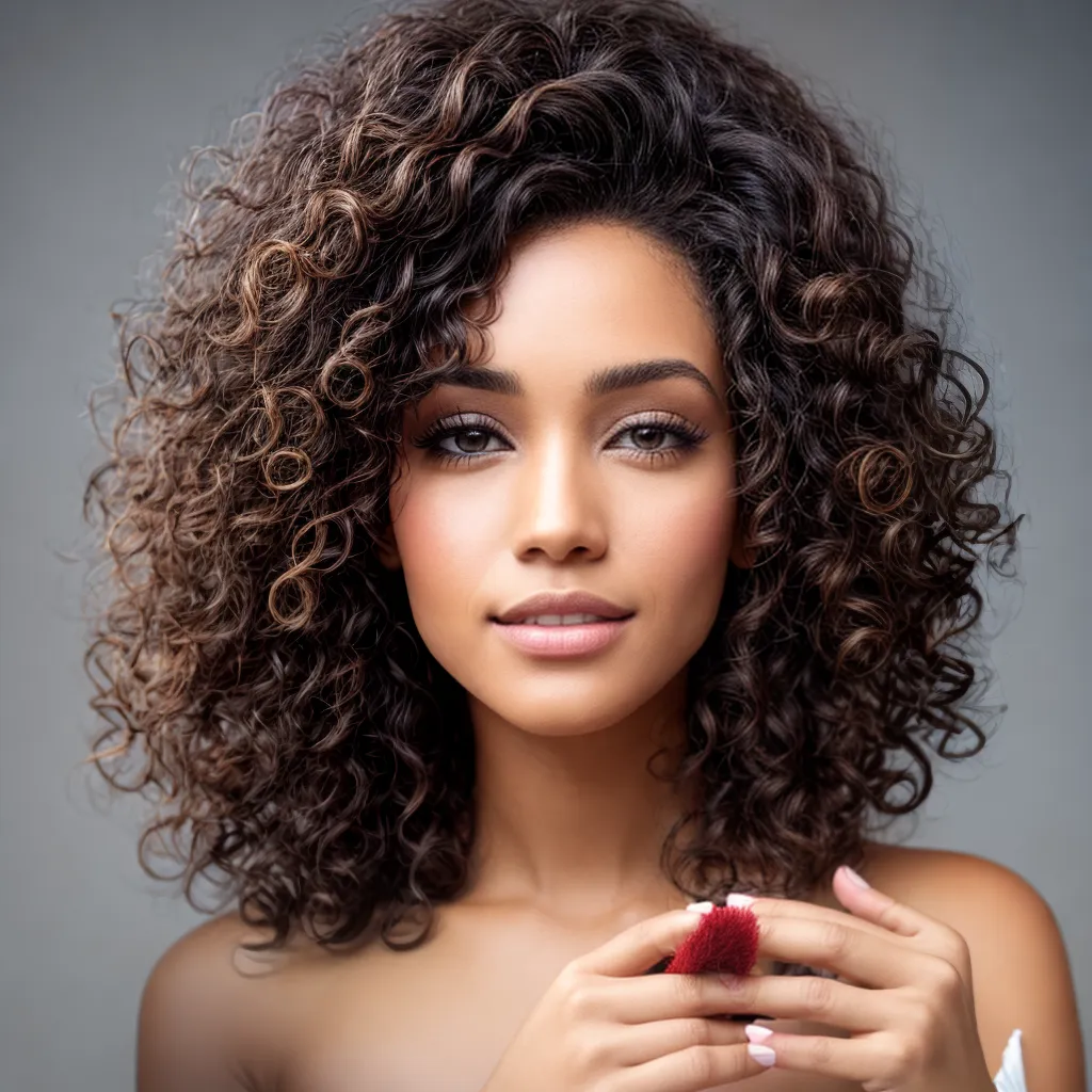 cabelo cacheado saudavel brilhante