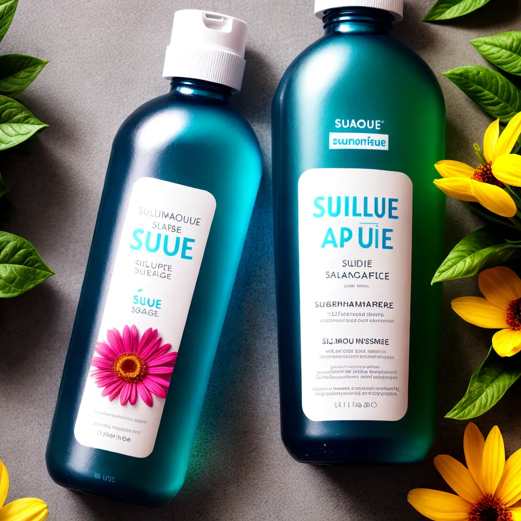 shampoo sem sulfato flores coloridas