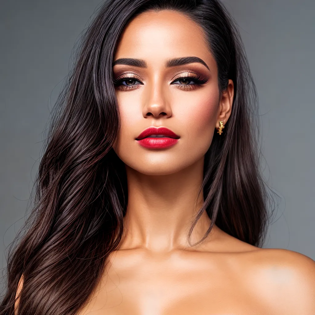rosto mulher pele iluminada maquiagem glamouroso 1 rosto mulher pele iluminada maquiagem glamouroso 1