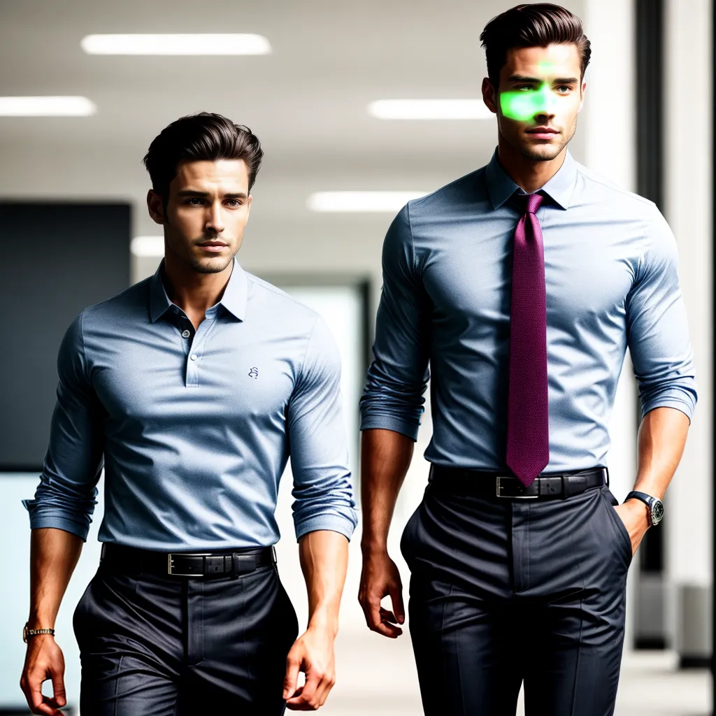 homem profissional polo moderno