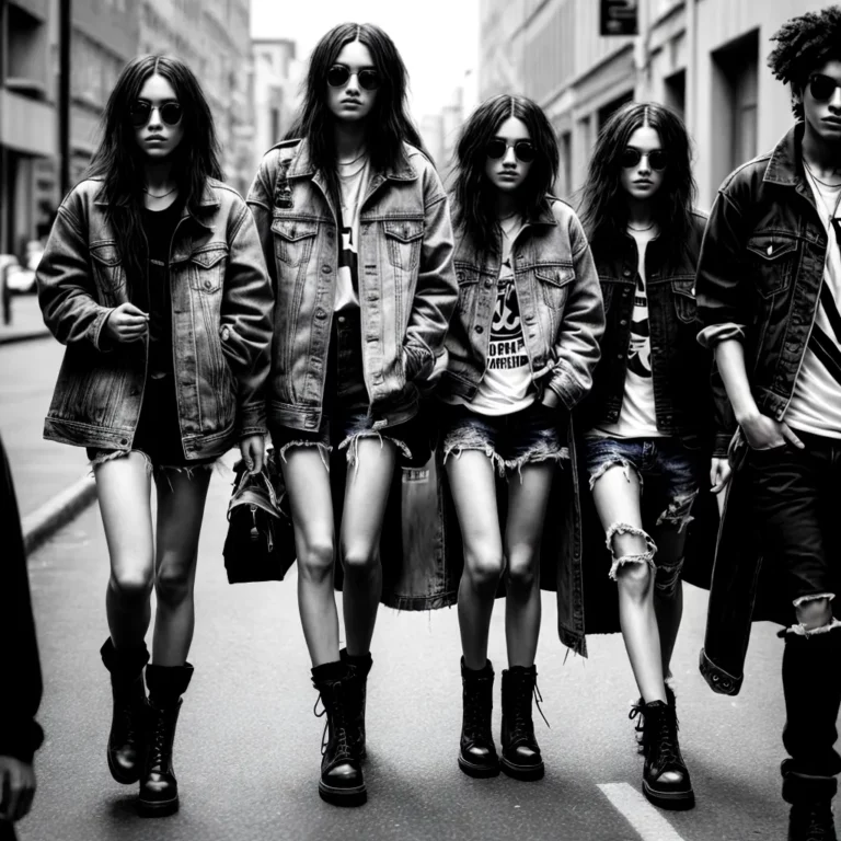 A influência das jaquetas na moda grunge