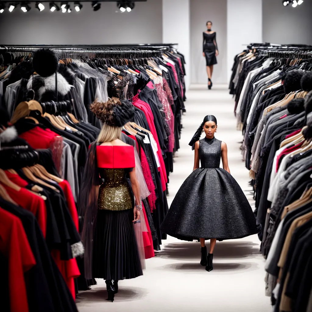 desfile haute couture loja fast fashion