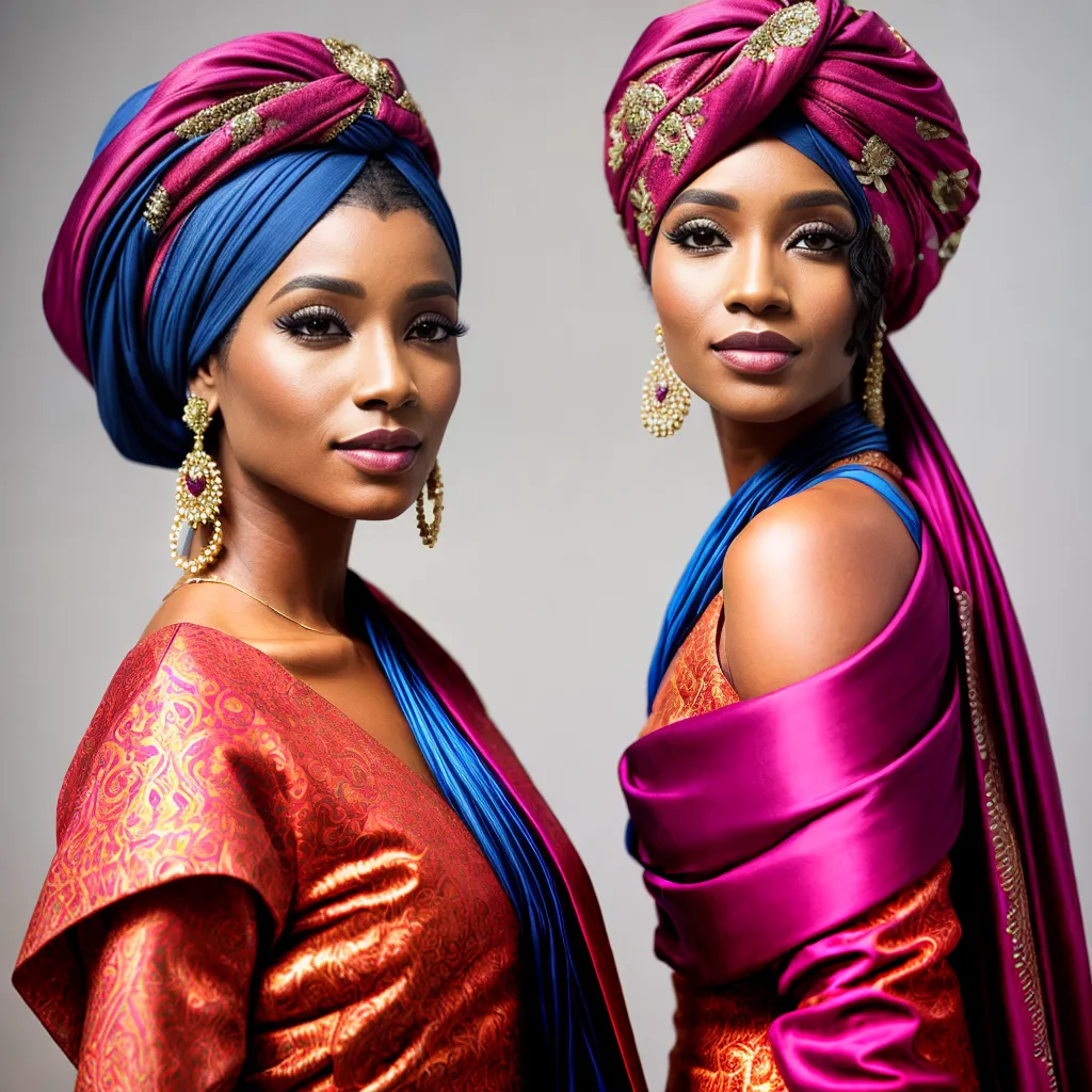 mulher estilosa turbante padrao vibrante 2 mulher estilosa turbante padrao vibrante 2