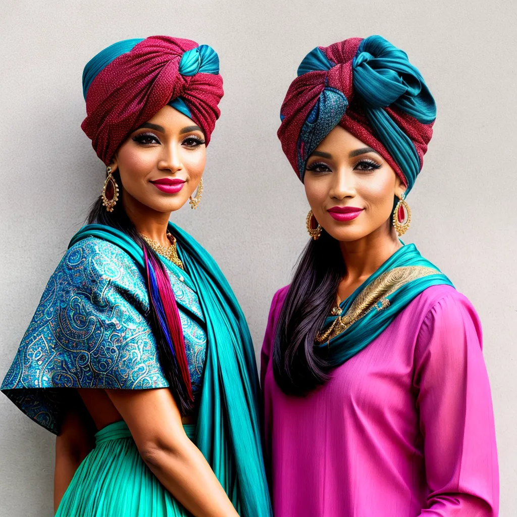 mulher estilosa turbante padrao vibrante 3 mulher estilosa turbante padrao vibrante 3