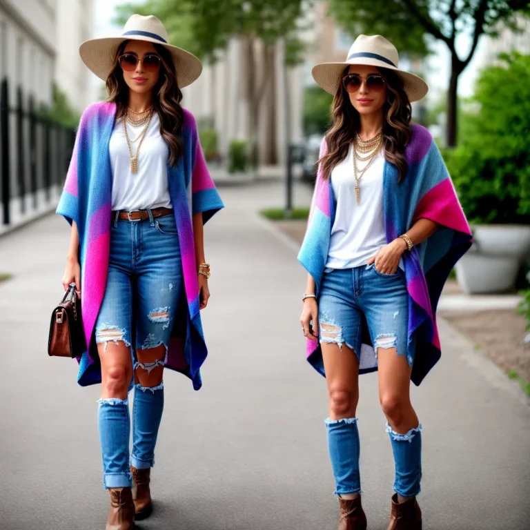 Dicas de Estilo: Como Combinar Ponchos com Diferentes Peças de Roupa