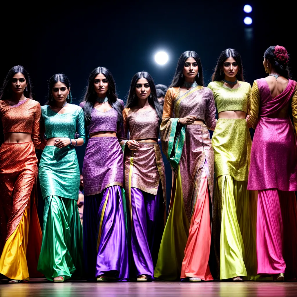 desfile salwar kameez cores bordados desfile salwar kameez cores bordados