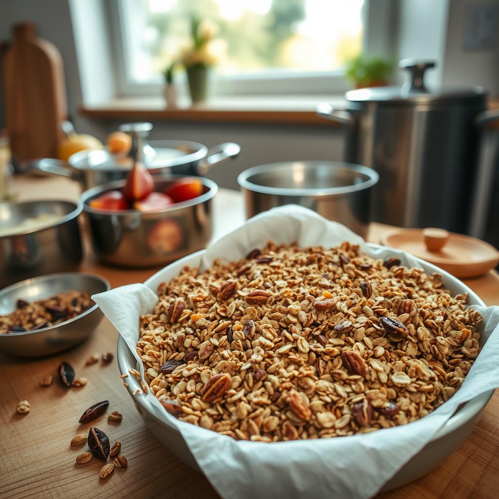 Como Fazer Granola Prática de Forno Passo a Passo: Ingredientes e Receita