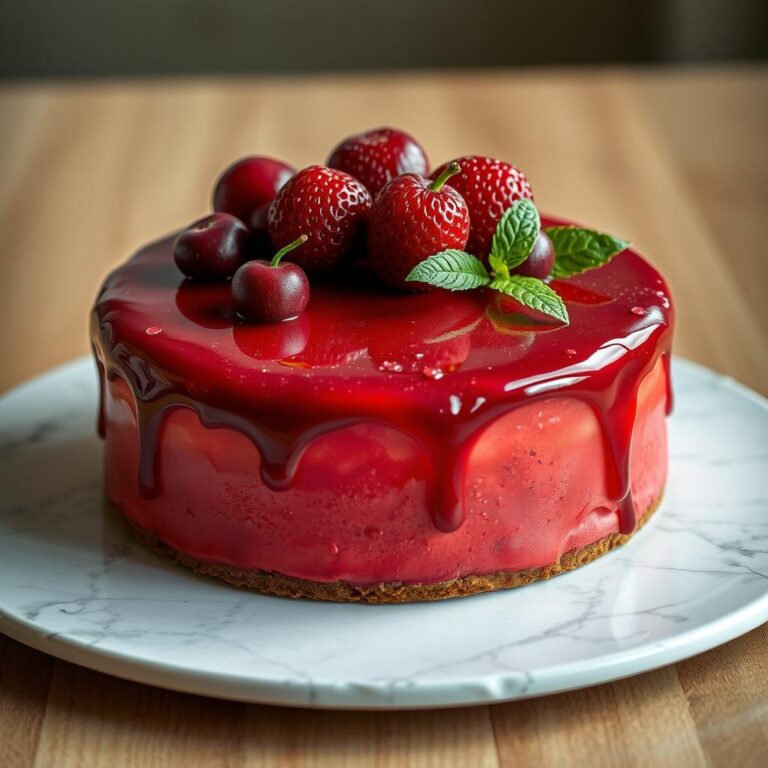 Como Fazer Torta Espelhada de Morango Passo a Passo [Receita]
