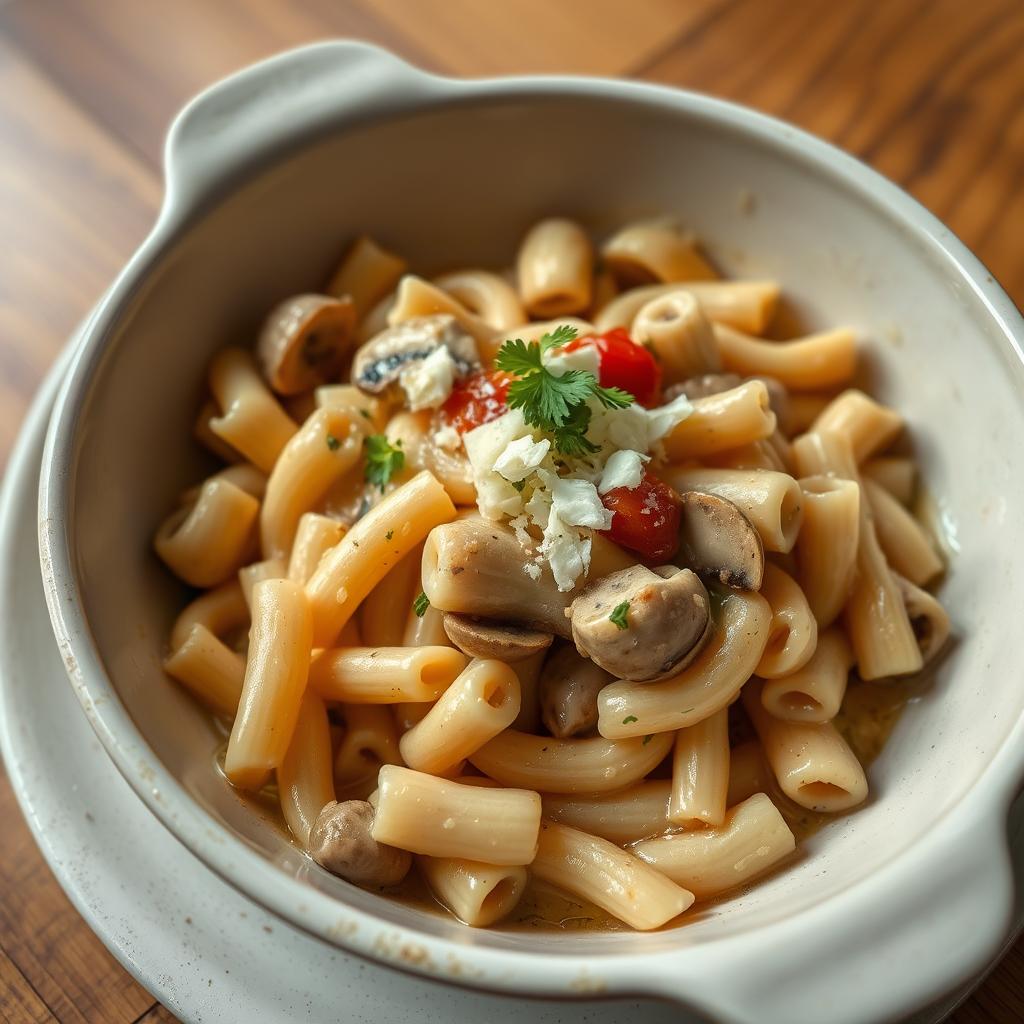 Como Fazer Penne Ao Funghi E Abobrinha Passo a Passo [Receita]