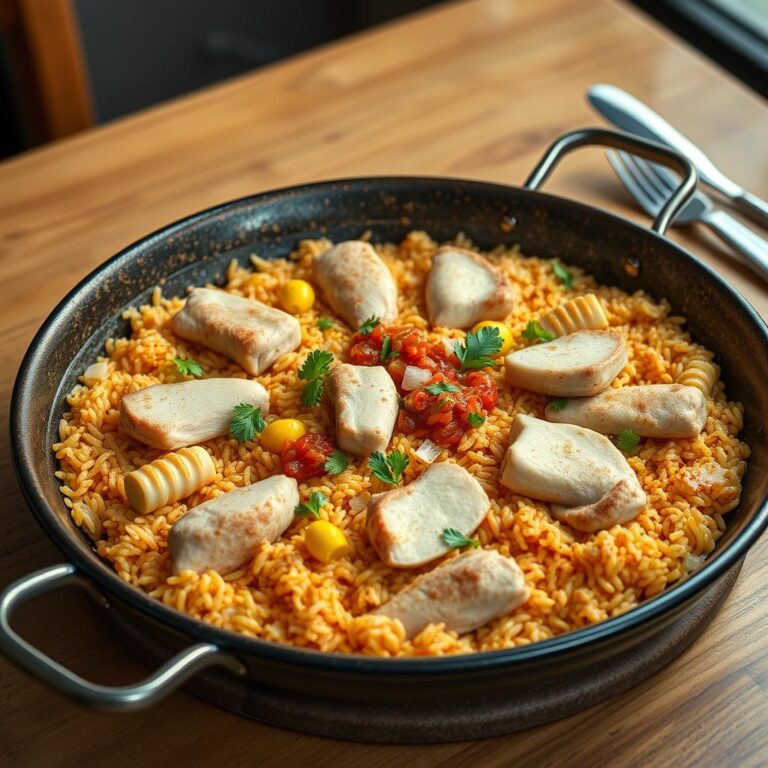 Como Fazer Paella De Frango E Cogumelos Passo a Passo [Receita]