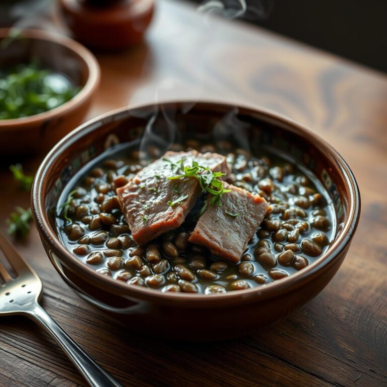 Como Fazer Receita Lentilha Carne Porco Passo a Passo [Receita]