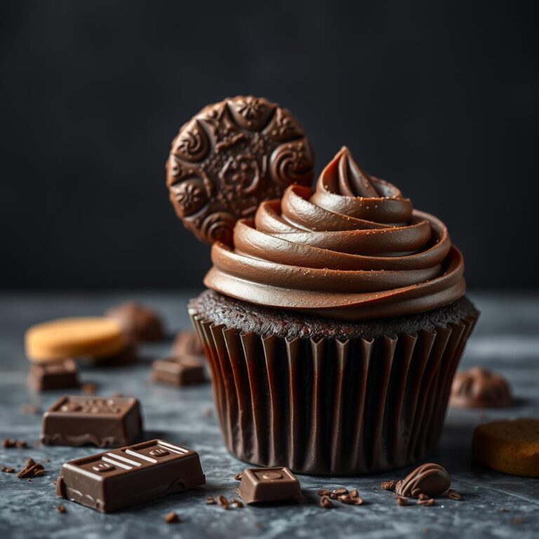 Como Fazer Cupcake Dark com Chocobiscuits Passo a Passo