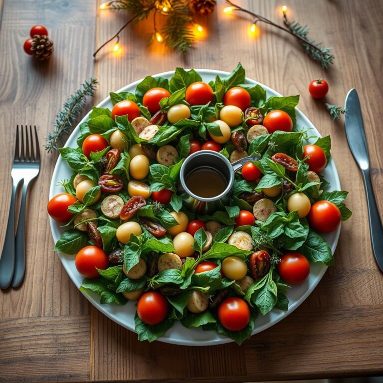 Como Fazer Receita Salada Guirlanda Natal Passo a Passo