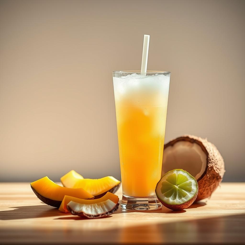 Como Fazer Refresco De Caja E Água De Coco Passo a Passo