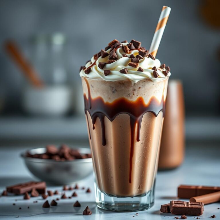 Como Fazer Milkshake Com Gotas De Chocolate Passo a Passo