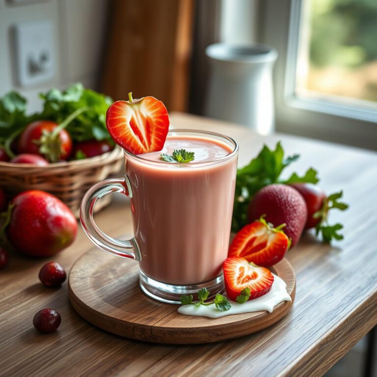 Como Fazer Receita Vitamina Cremosa Morango Passo a Passo