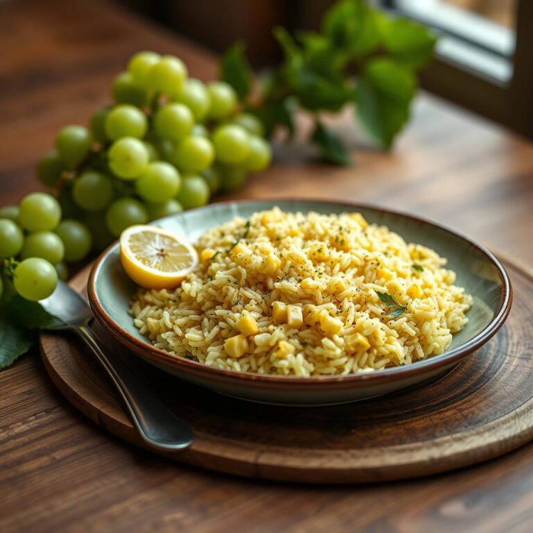 Como Fazer Arroz Com Uvas Verdes E Champanhe Passo a Passo