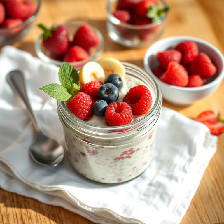 Como Fazer Overnight Oats de Frutas Vermelhas Passo a Passo