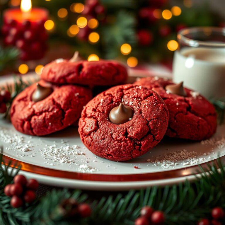 Como Fazer Receita Cookie Red Velvet Natalino Passo a Passo