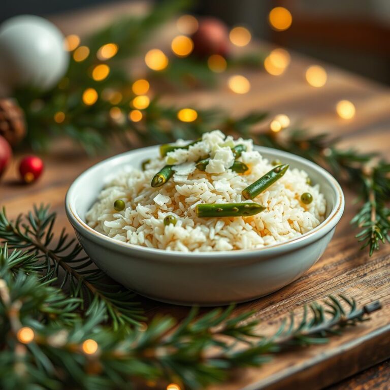 Como Fazer Arroz de Natal Cremoso com Aspargos Passo a Passo