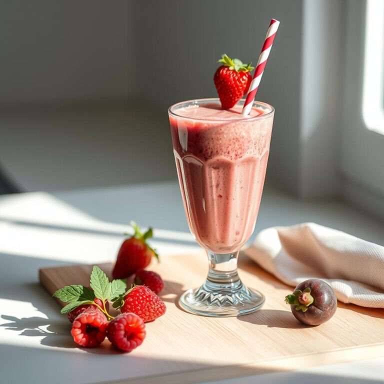 Como Fazer Shake De Frutas Vermelhas E Vanilla Passo a Passo