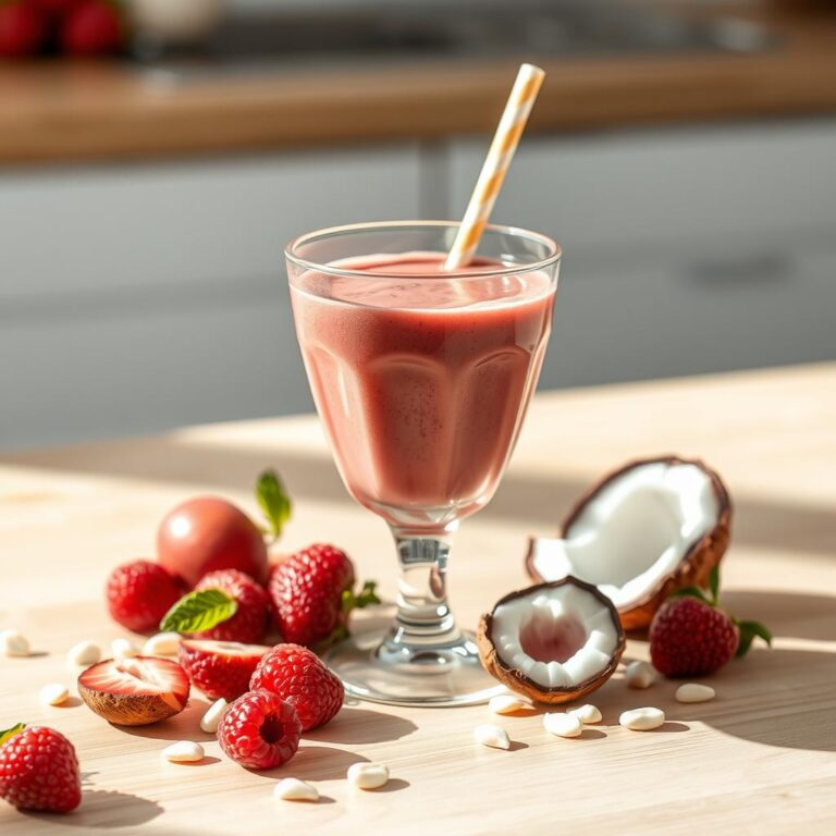 Como Fazer Smoothie de Frutas Vermelhas e Coco Passo a Passo