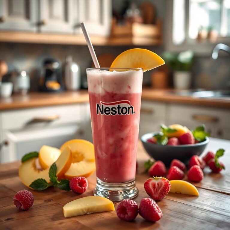 Como Fazer Vitamina Neston Melão com Framboesa Passo a Passo