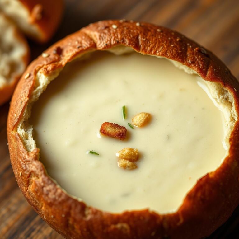 Como Fazer Sopa Creme de Queijo no Pão Italiano Passo a Passo