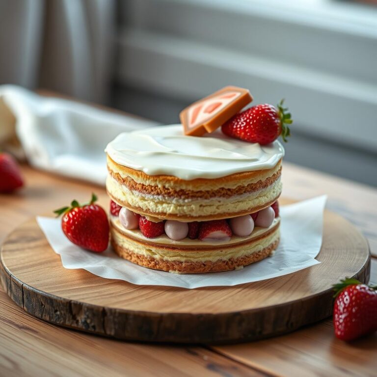 Como Fazer Mini Naked Cake Com Kitkat Strawberry Passo a Passo