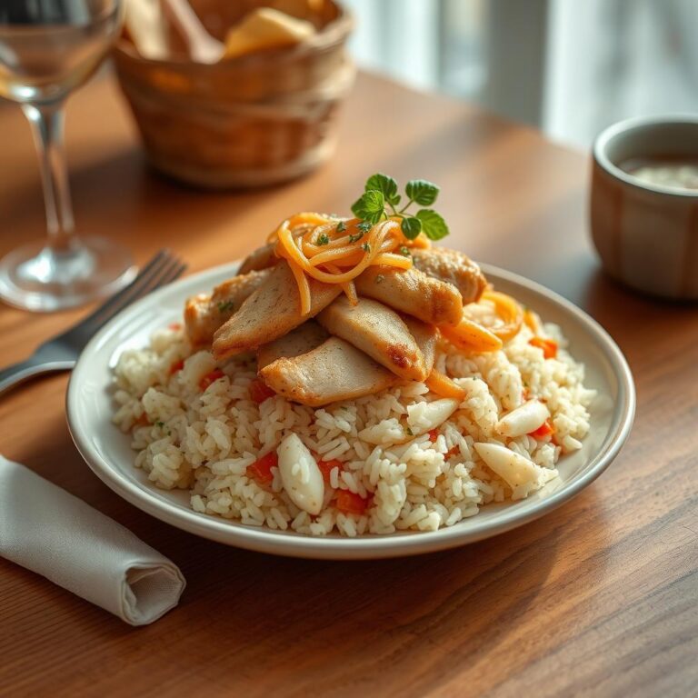 Como Fazer Arroz De Couve-Flor Com Filé De Frango Passo a Passo