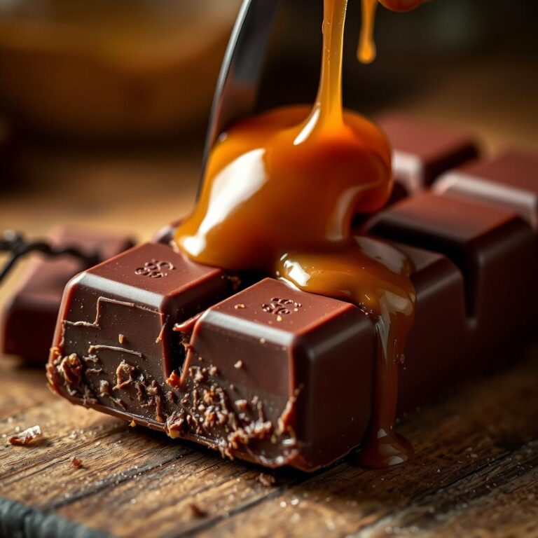 Como Fazer Barra De Chocolate E Caramelo Crocante Passo a Passo