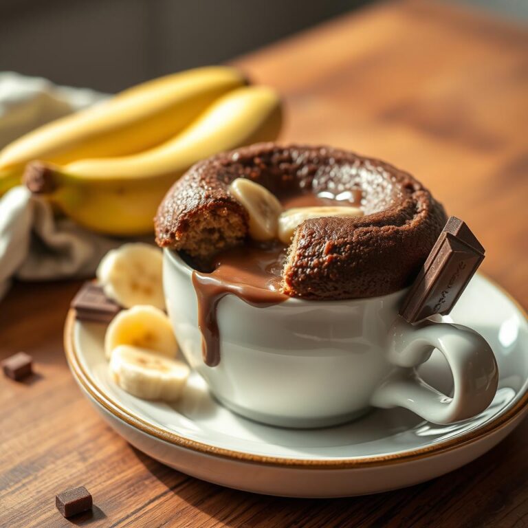 Como Fazer Bolo De Chocolate Com Banana De Caneca Passo a Passo