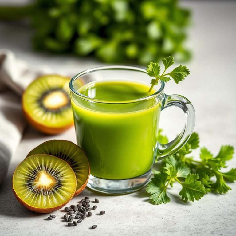 Como Fazer Receita Suco Kiwi Abacaxi Chia Hortelã Passo a Passo