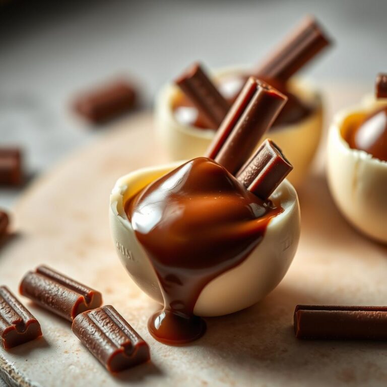Como Fazer Mini Ovo de Colher com Ganache e KitKat Passo a Passo
