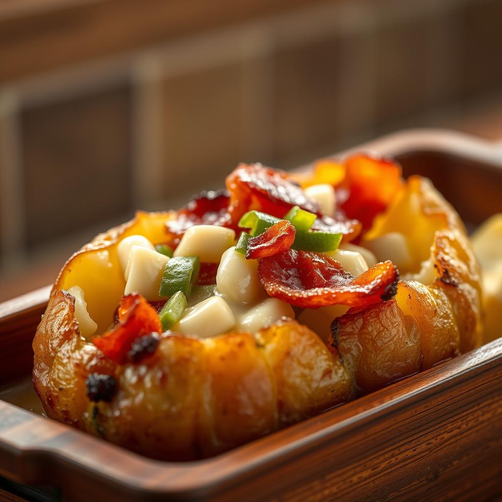 Como Fazer Receita Batata Recheada Bacon Requeijão Passo a Passo
