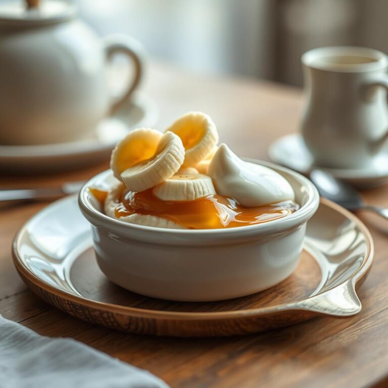 Como Fazer Mingau de Aveia, Banana e Mel com Iogurte Passo a Passo