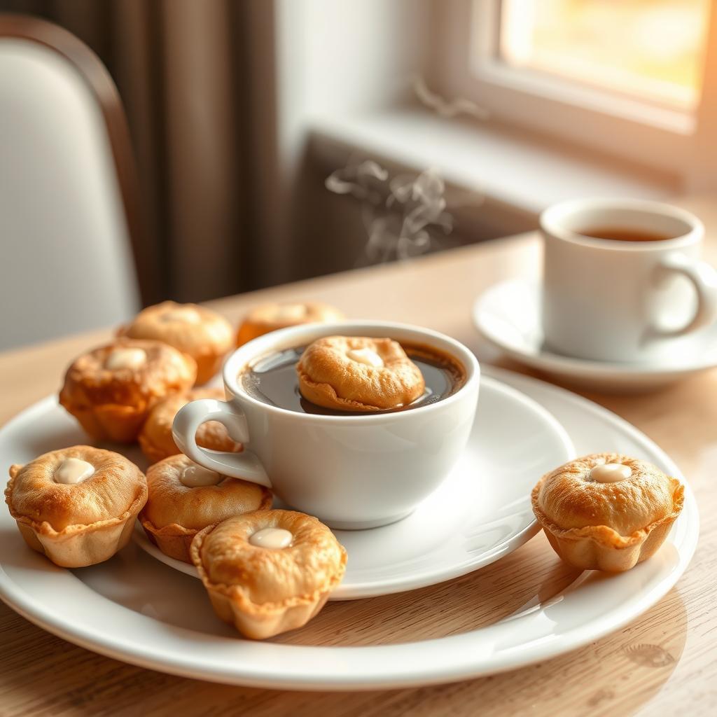 Como Fazer Mini Tapioca Com Manteiga Com Café Matinal Passo a Passo