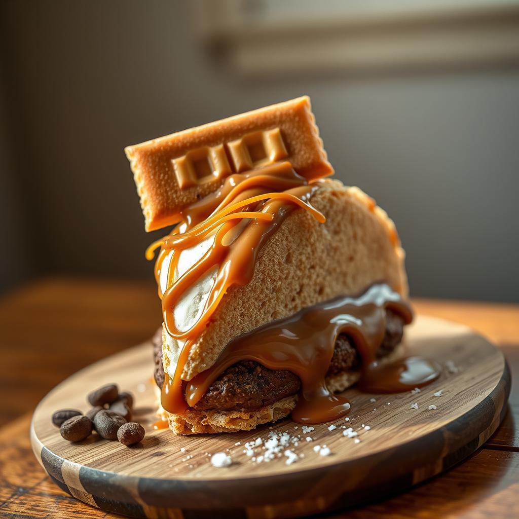 Como Fazer Tacinha de Caramelo Salgado e KitKat Mocha Passo a Passo