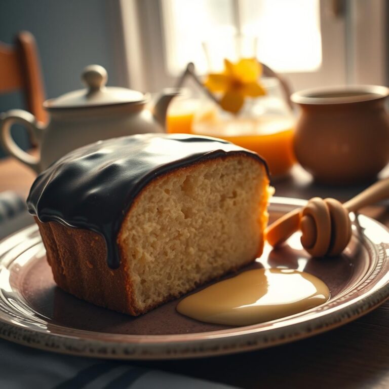 Como Fazer Receita Bolo Pão Mel Recheado Doce De Leite Passo a Passo