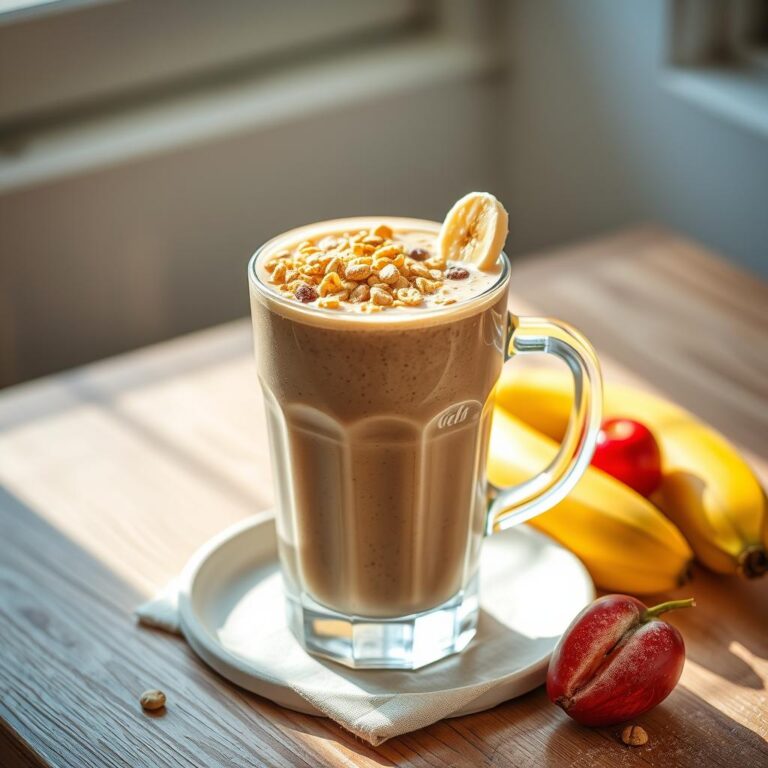 Como Fazer Smoothie de Banana e Maçã com Nesfit Cereal