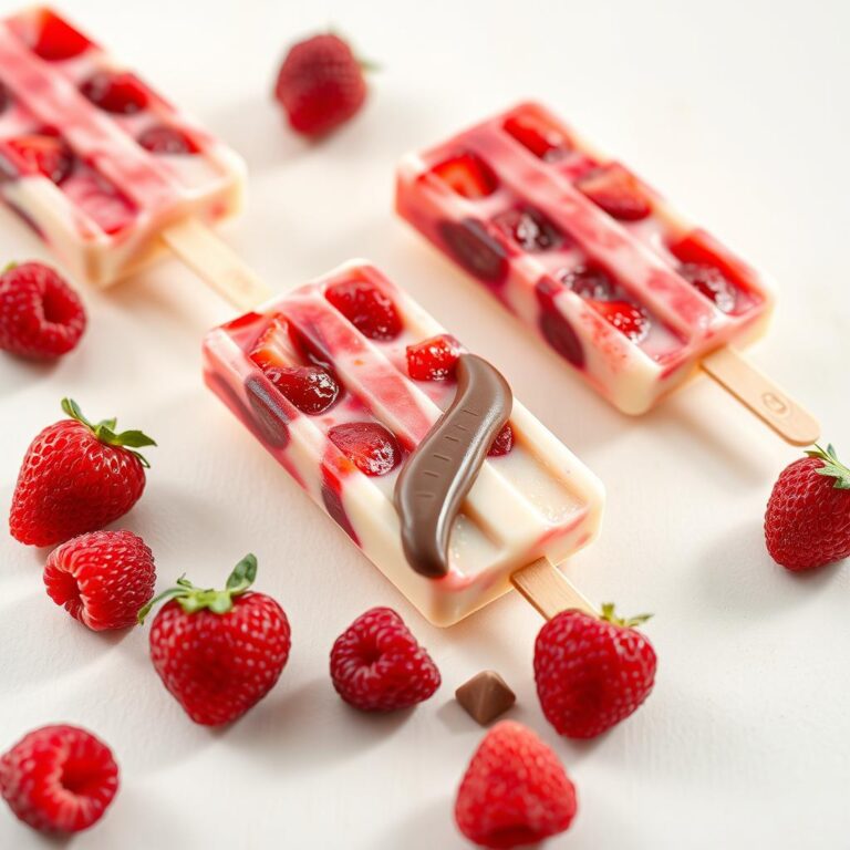Como Fazer Paleta De Frutas Vermelhas E Nescau Chocolate Branco