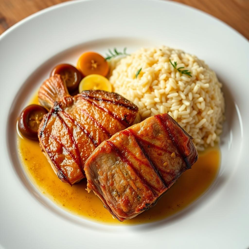 Como Fazer Copa Lombo Temperada e Arroz com Champanhe e Castanhas
