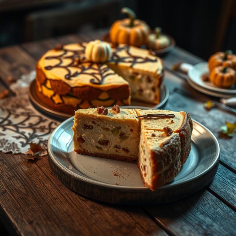 Como Fazer Receita Torta Folhada Cremosa Frango Abóbora Dia das Bruxas