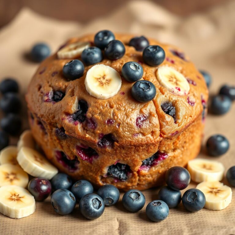 Como Fazer Bolo Integral de Banana e Blueberry sem Açúcar e sem Lactose