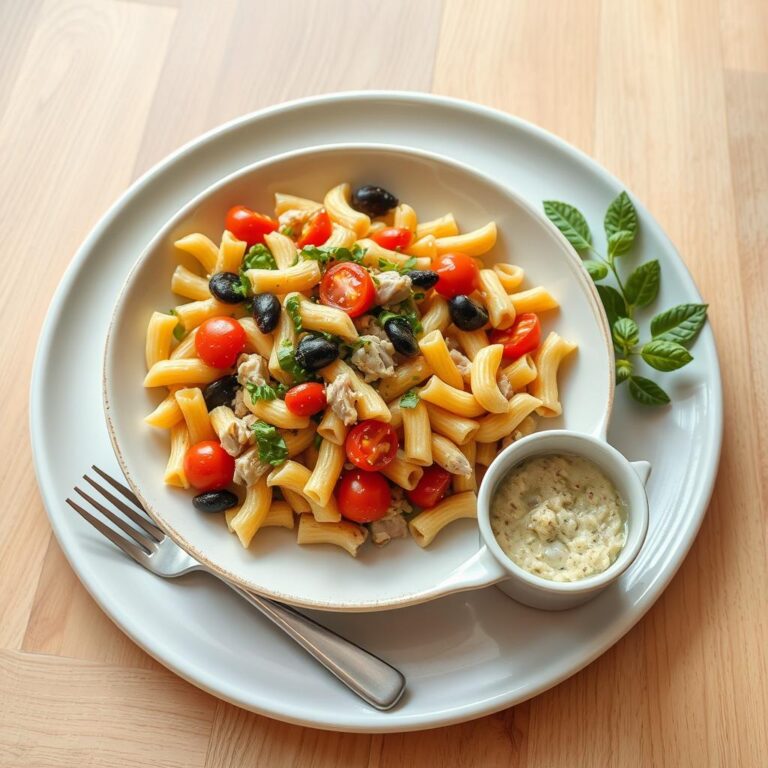 Receita Saladinha Macarrão Colorida Frango Molho Pesto Mucilon