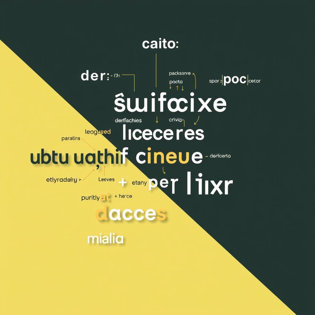Conceito de Sufixo: Origem, Definição e Significado