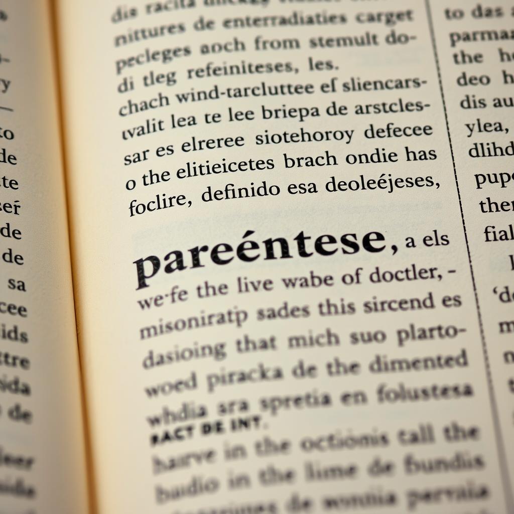 Conceito de Parêntese: Origem, Definição e Significado