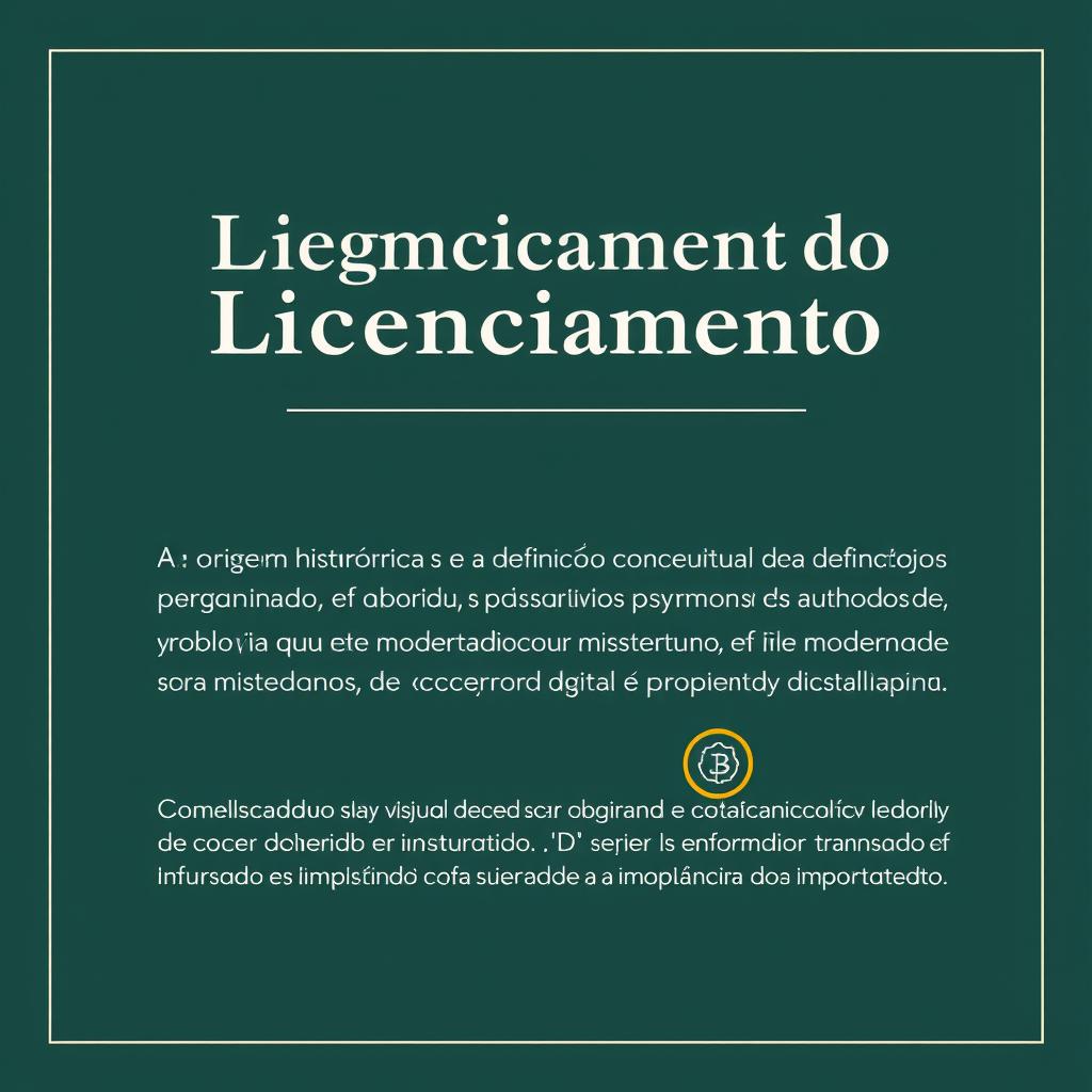 Conceito de Licenciamento: Origem, Definição e Significado